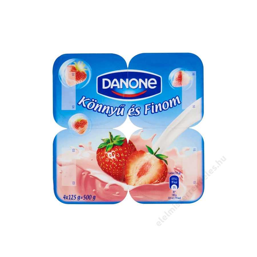 Danone joghurt 4x125g Eper
