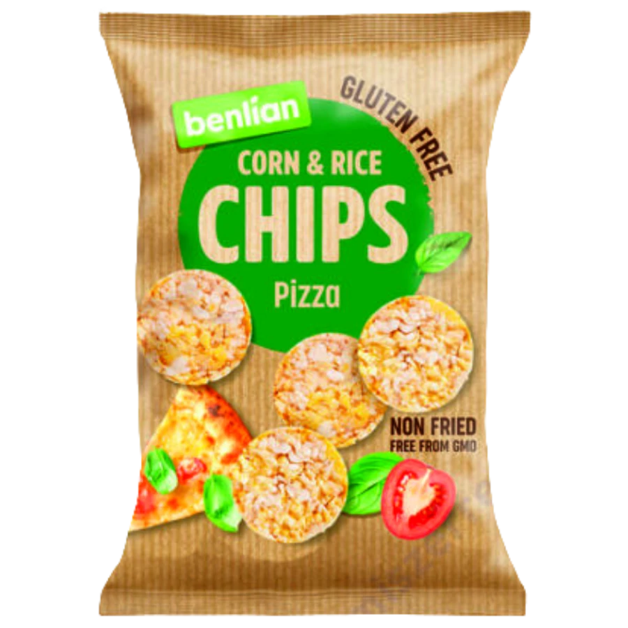 .Benlian kuk.és rizschips 50g pizza