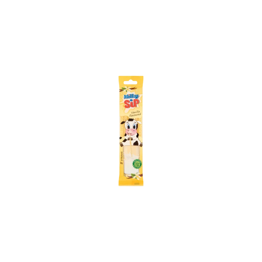 .Milky Sip Vaníliás 5x6g szívószál
