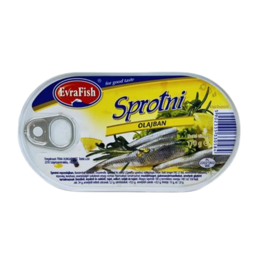 .EvraFish Spronti olajban 170g