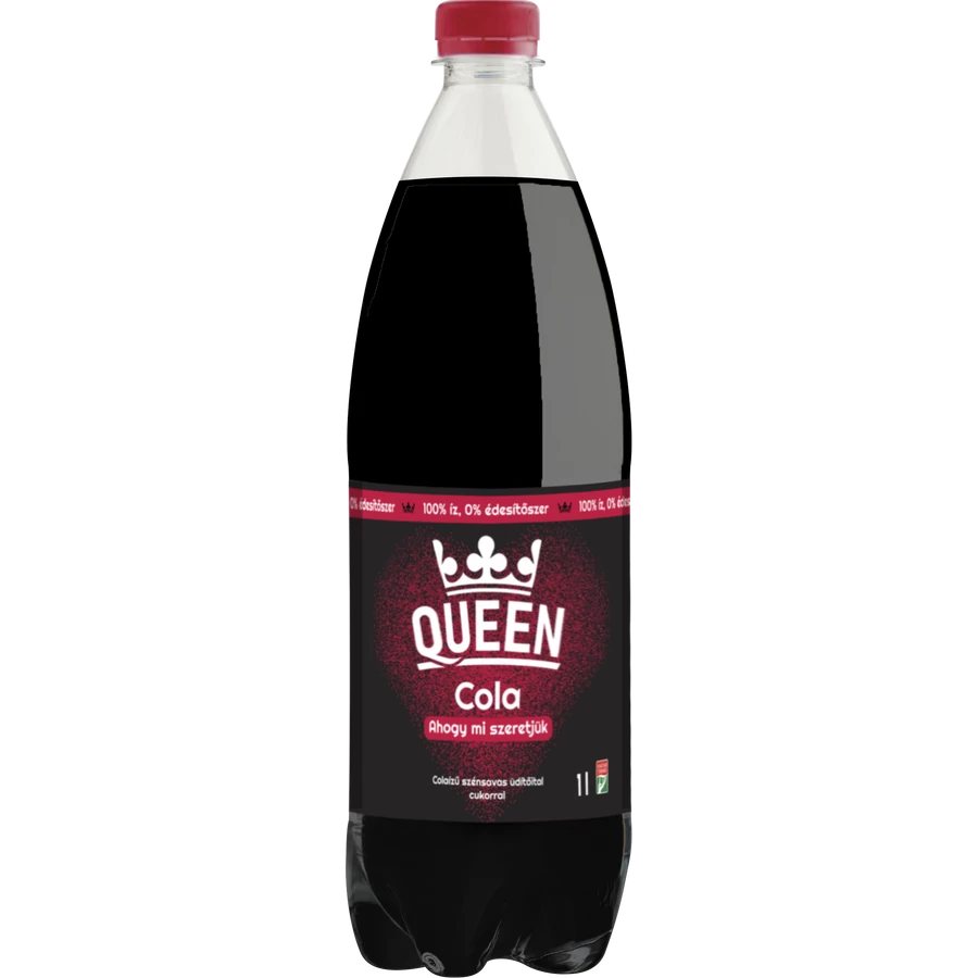 .Queen Cola 1l dús cukor DRS