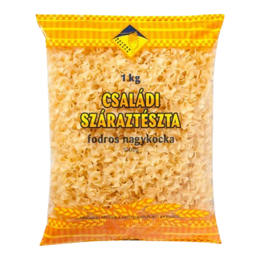.Családi tészta 1kg Fodros nagykocka