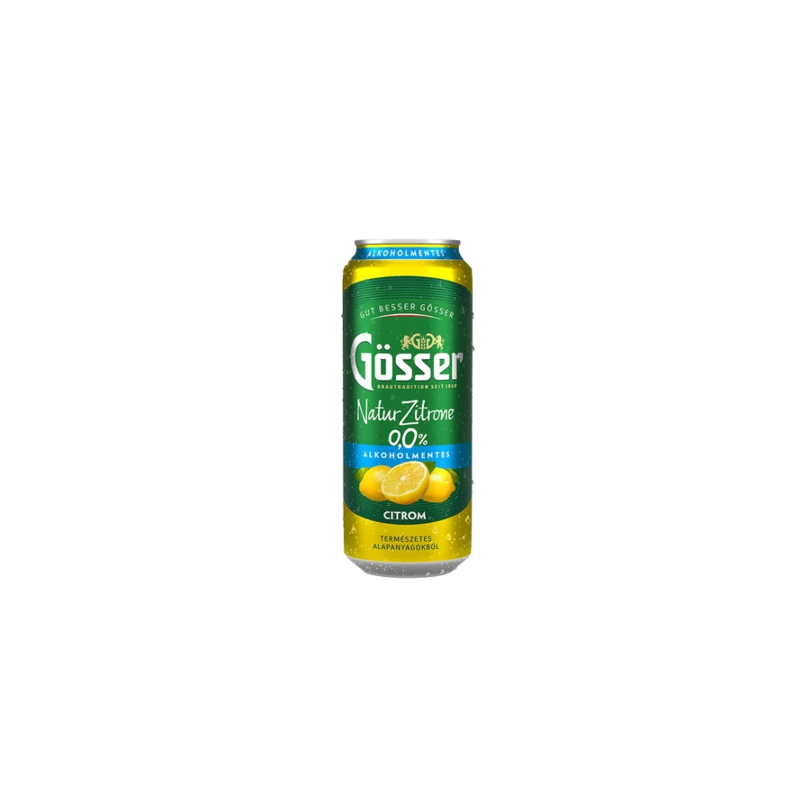 .Gösser 0,5l dob.Citromos 0% DRS