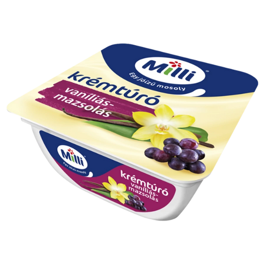 .Milli 90g kremtúro vanilia-mazsola