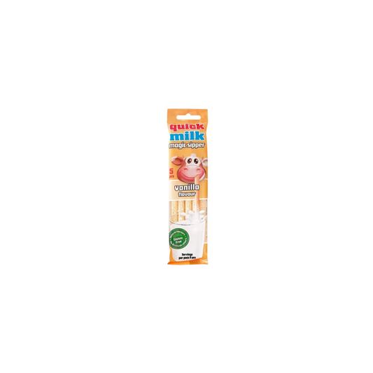 .Quick milk 5x6g tt.szívószál vanili