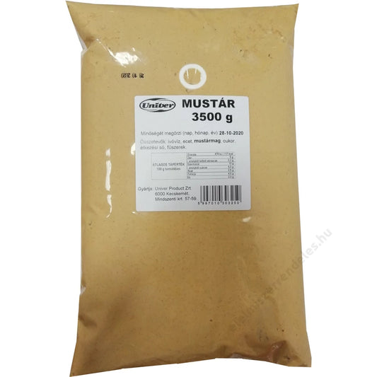 .Univer mustár 3500g zsákos