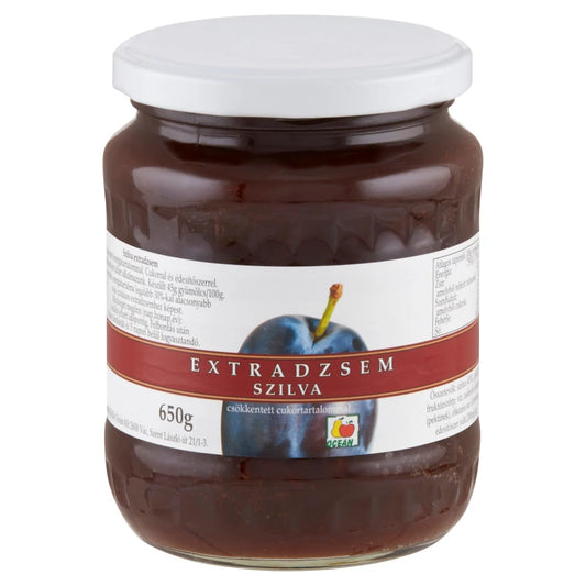 .Óceán extra dzsem szilva 650g cs.cu