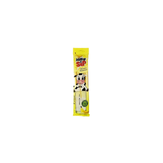 .Milky Sip Banános 5x6g szívószál