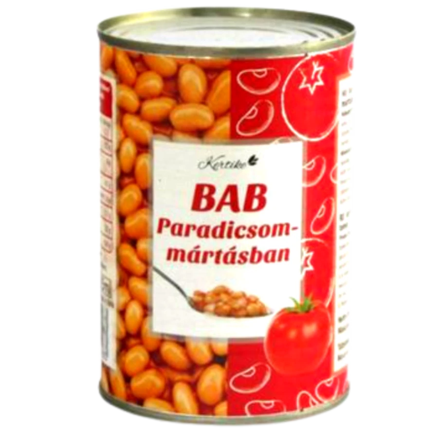 .Kertike paradicsomos bab 420g
