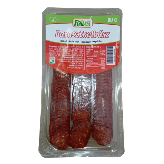 .Falusi parasztkolbász szeletelt 80g