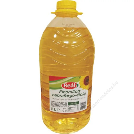 .Reál napraforgó étolaj 5l
