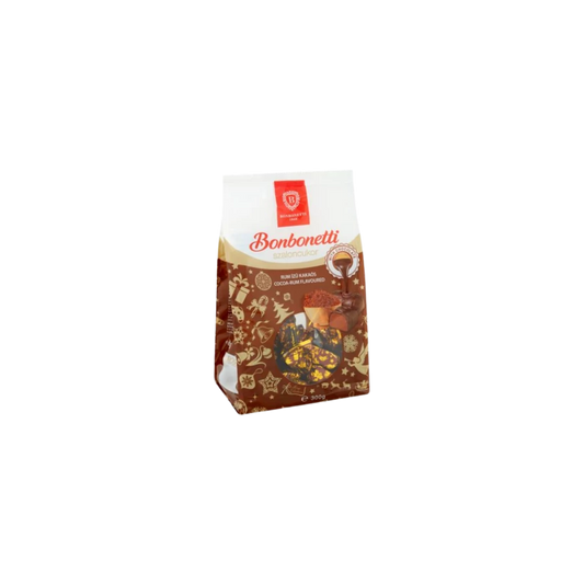 Szaloncukor Bonbonetti 280g rum ízű kakaós tasakos