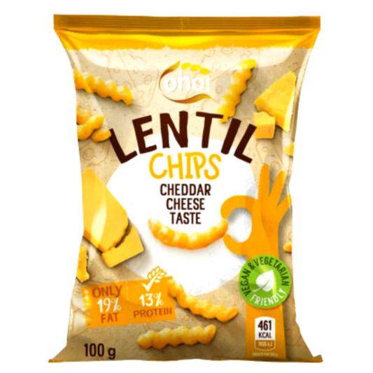 OHO lencse snack cheddar sajt 100g
