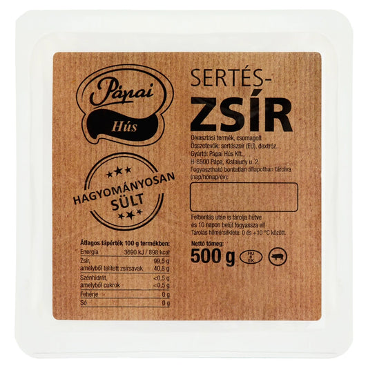 Pápai sertészsír 500g