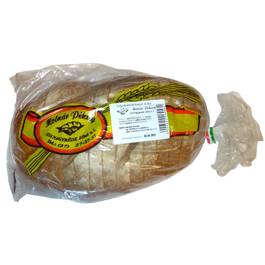Molnár teljeskiőrlésű kenyér 0,5kg szeletelt