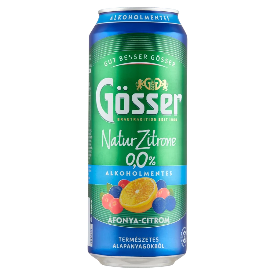 .Gösser Áfonya-citrom Alk.m.0,5l DRS