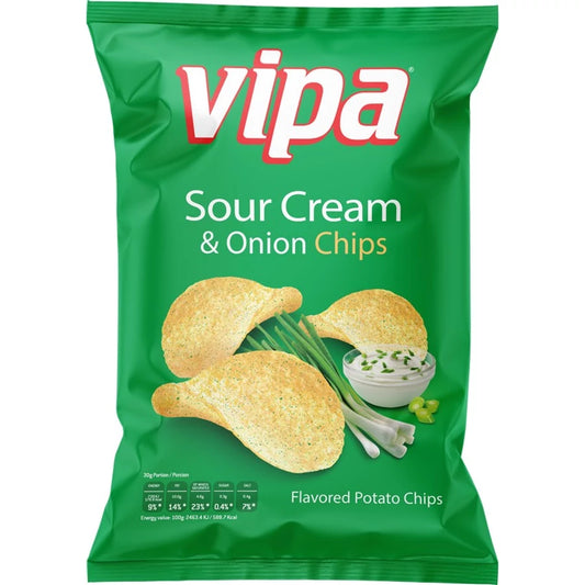 .Vipa chips 80g hagym-tejf.ízű