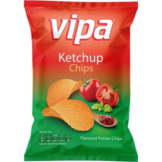 .Vipa chips 80g ketchup ízű