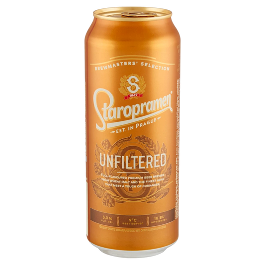 .Staropramen Unfiltered 0,5l 5% DRS