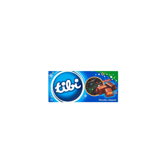 Tibi szaloncukor válogatás tej-étcsokival diszdobozos 280g