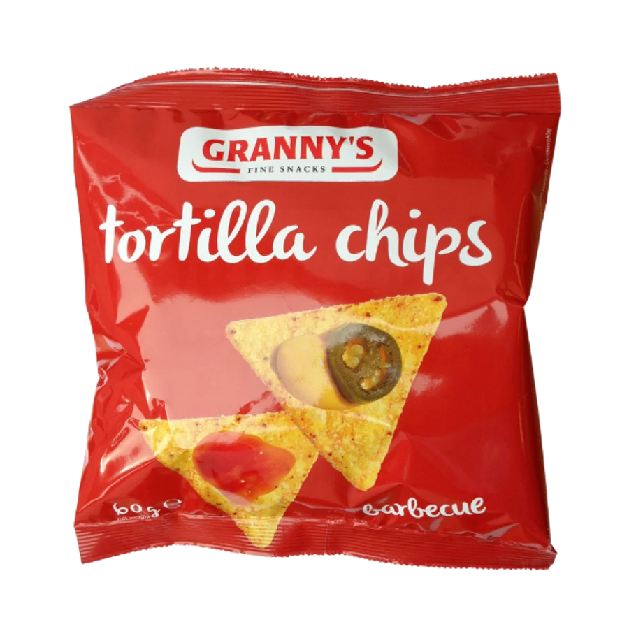 Grannys BBQ tortilla chips 60g gluténmentes