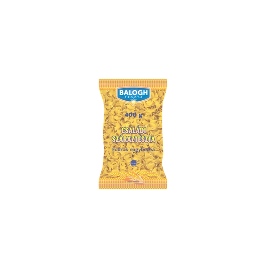.Családi tészta 400g fodros nagykock
