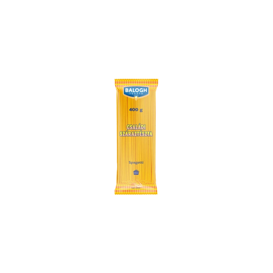 .Családi tészta 400g spagetti toj.n.
