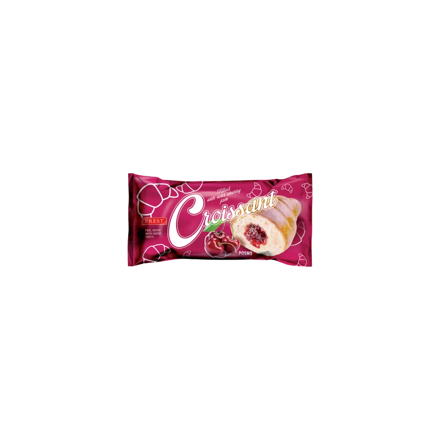 .Prest croissant meggyes 45g