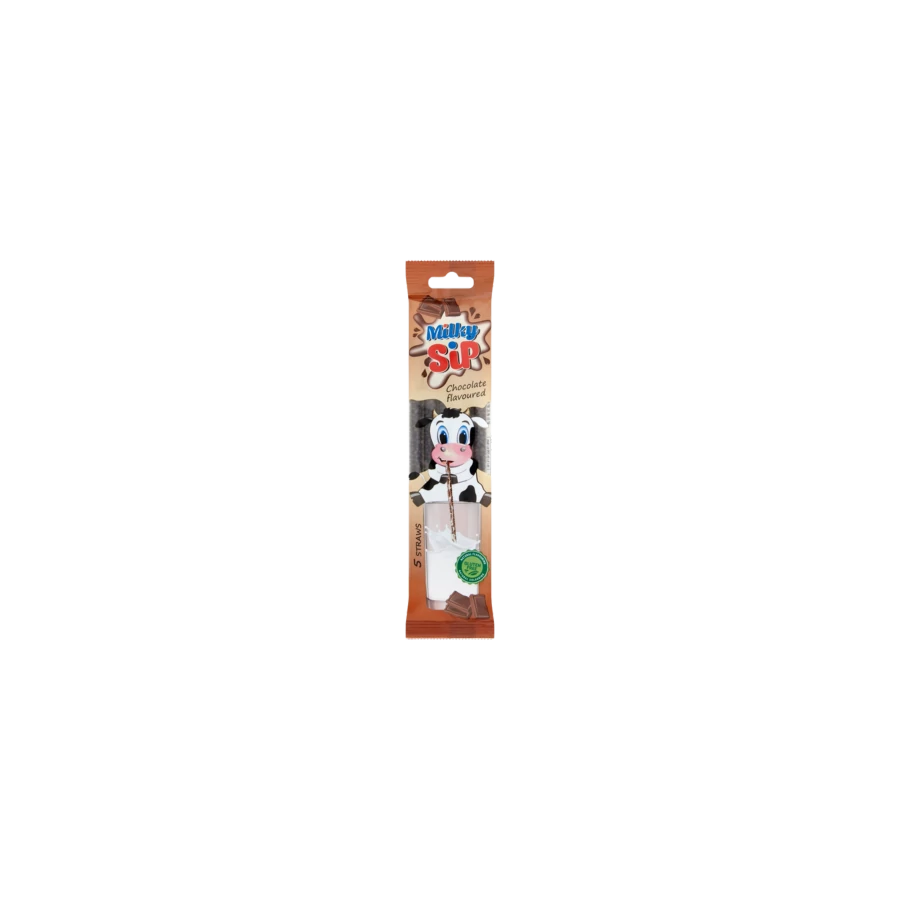 .Milky Sip Csokis 5x6g szívószál