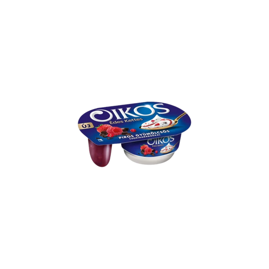 Oikos édeskettes piros gyümölcsös 116g