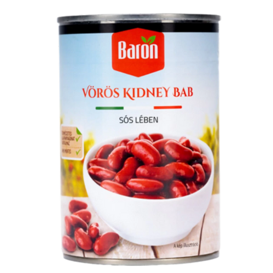 .Baron vörös kidney bab 400g(240g)