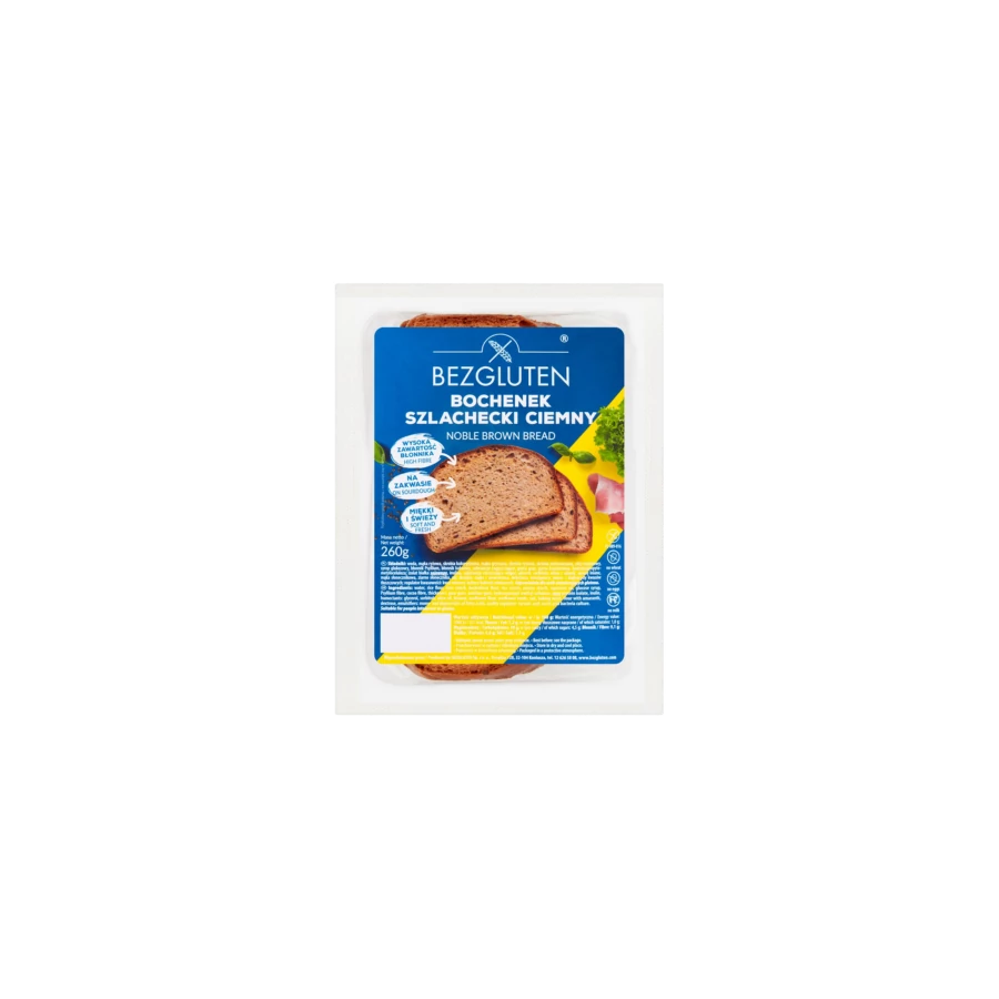 .Bezgluten barna kenyér 230g